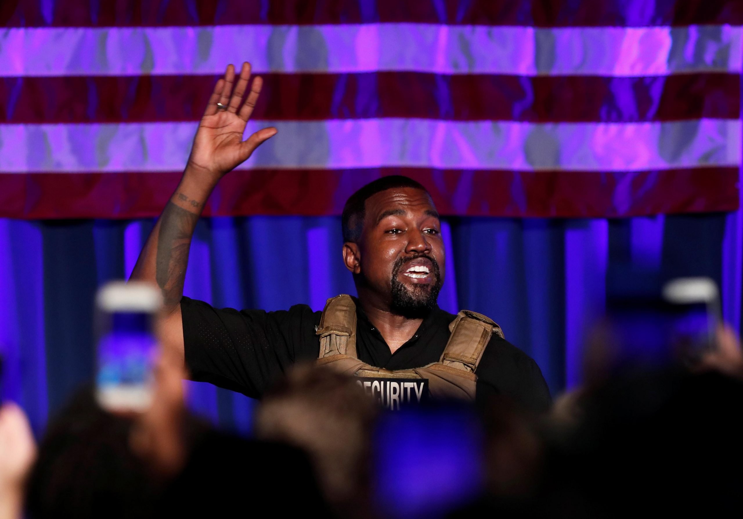 Kanye West Attempts to Trademark Phrase ‘God Save America’ for Presidential Campaign